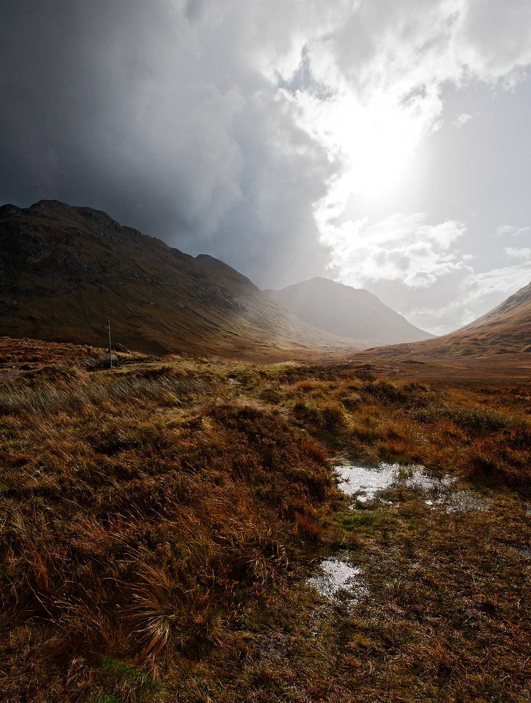 Glen Coe puddles